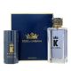 Dolce & Gabbana K Gift Set 100ml EDT + 75g Deodorant Stick