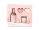 Style & Grace Utopia Relax and Bath Gift Set -100ml Body wash 2x 20g Heart Bath Fizzer